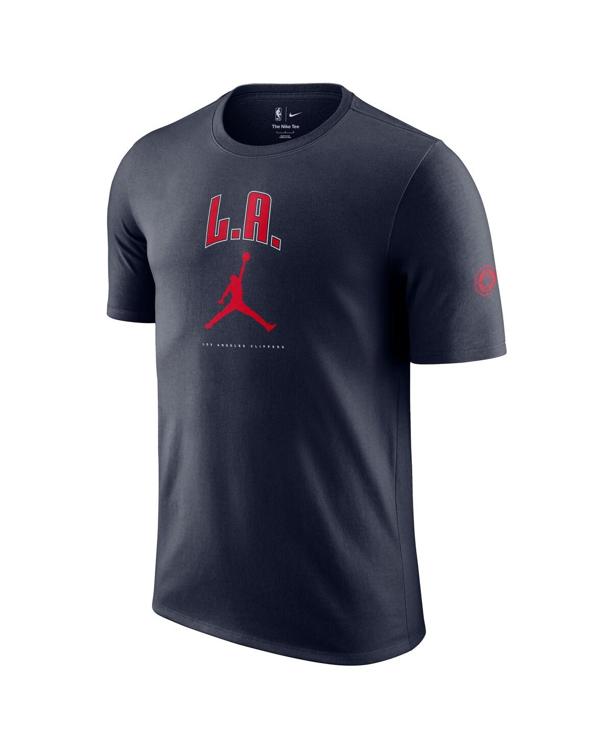 Jordan Men's And Women'sâ Navy La Clippers Essential Cities T-shirt In Blue