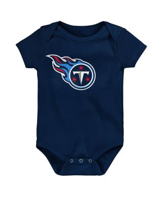 Outerstuff - Baby Boys and Girls Navy Tennessee Titans Team Logo Bodysuit