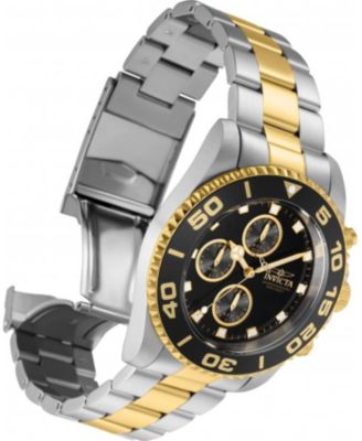 Men's 28691 Pro Diver Quartz Multifunction Black Dial Watch