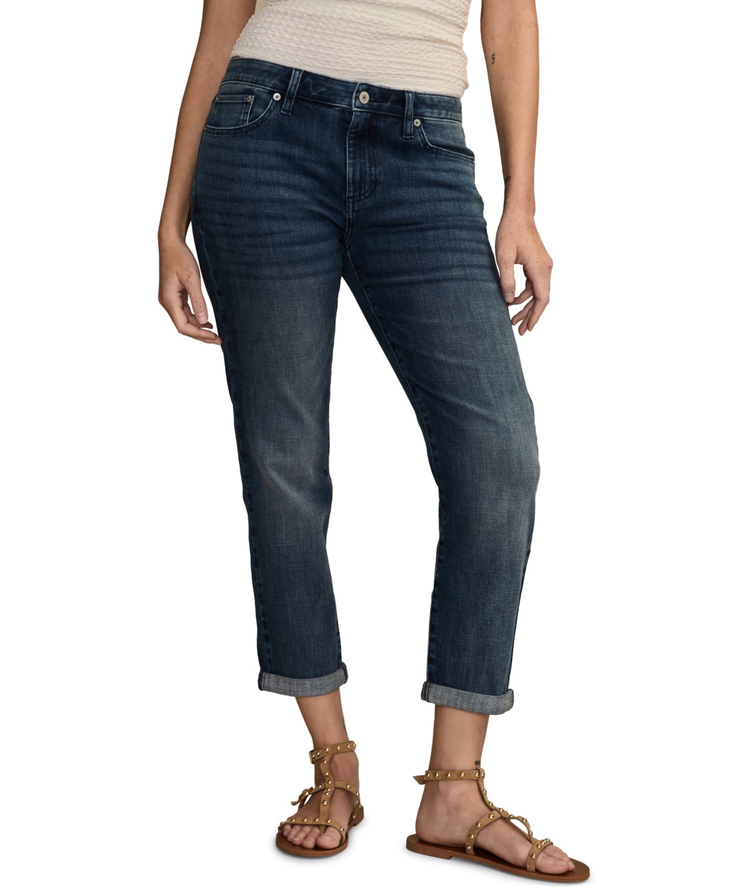 Женские джинсы Lucky Brand Sienna Slim Boyfriend, цвет: Gemini — фото 1