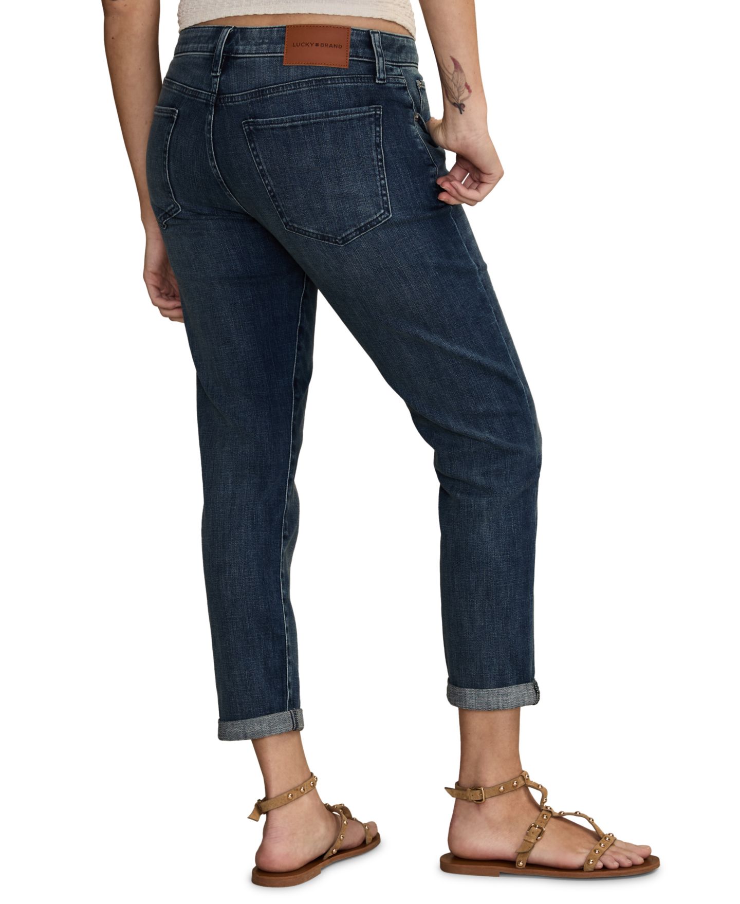 Женские джинсы Lucky Brand Sienna Slim Boyfriend, цвет: Gemini — фото 4