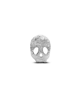 Sterling Silver Textured Skull Mini Charms