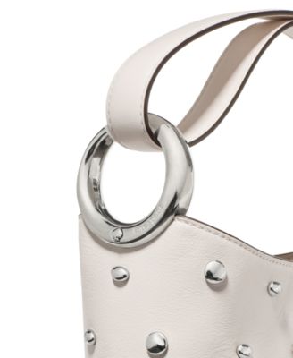 Halo Studded Mini Bucket Bag