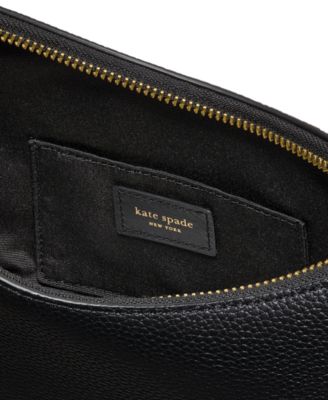 Duo Medium Pebbled Leather Crossbody Bag