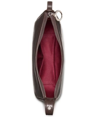 Halo Small Glazed Leather Crossbody Bag