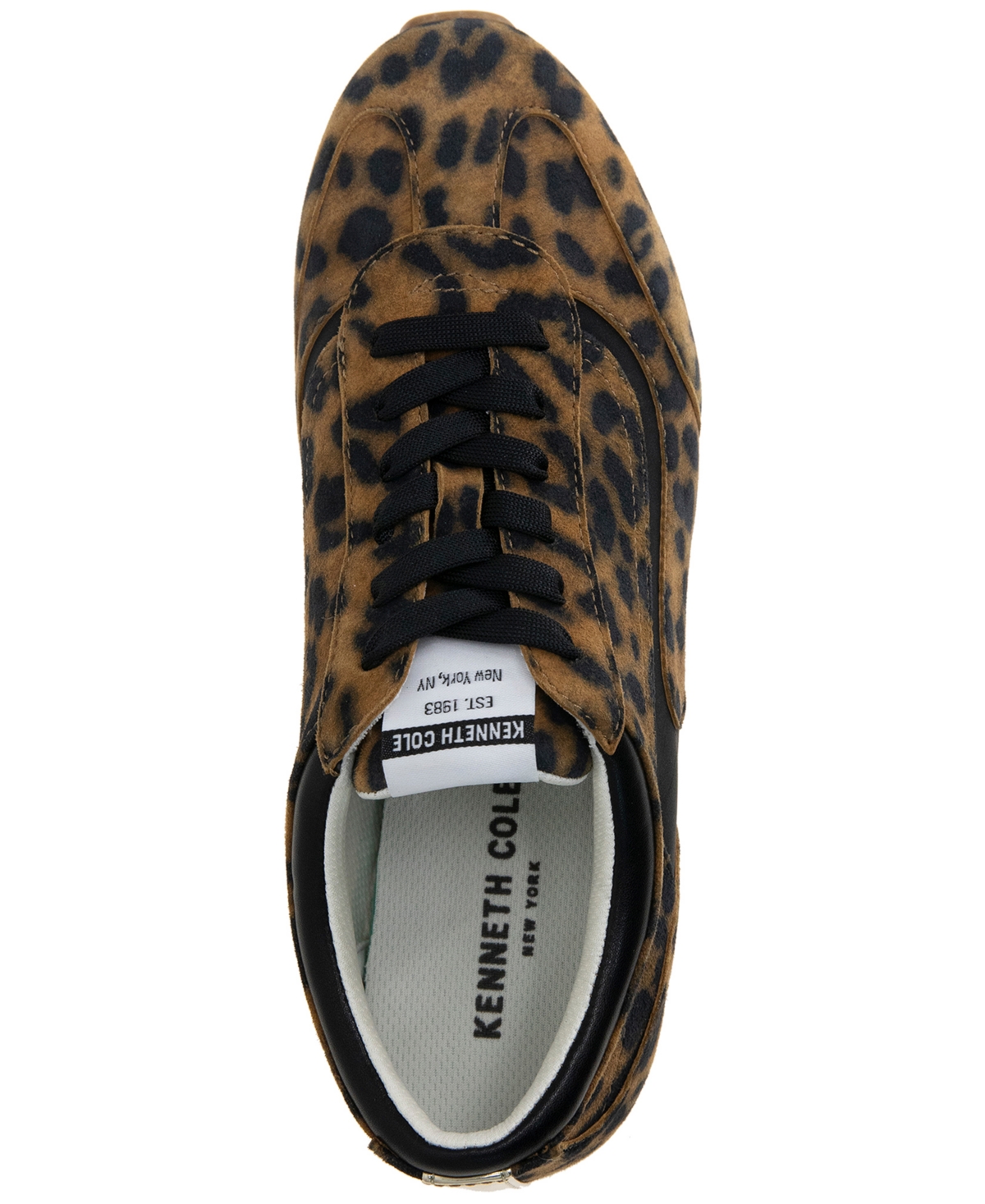 Kenneth Cole New York Women's Alma Lace Up Sneaker In Animal Print