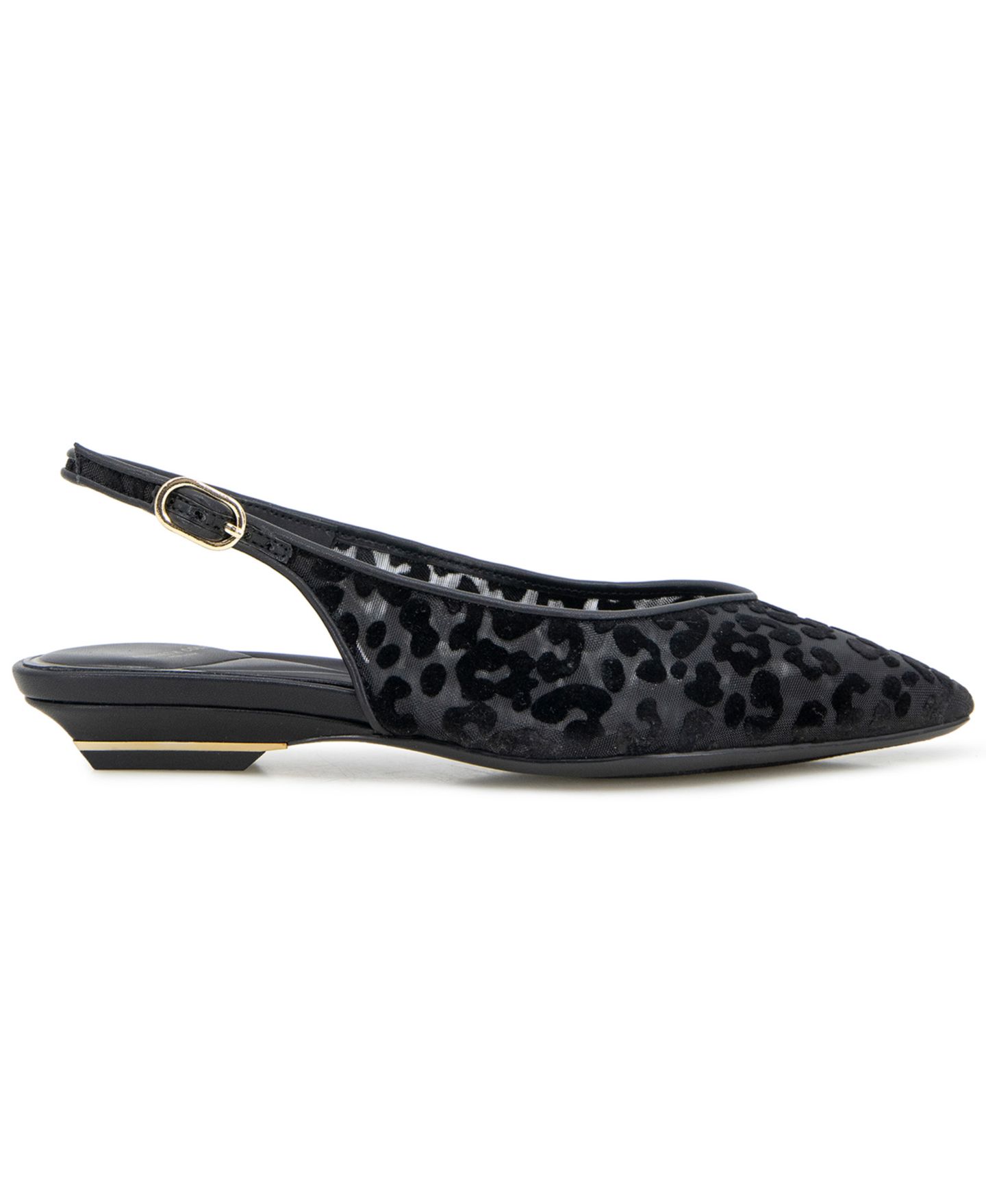 Женские балетки Kenneth Cole New York Berkette Slingback Flats, цвет: Чёрный леопардовый — фото 2