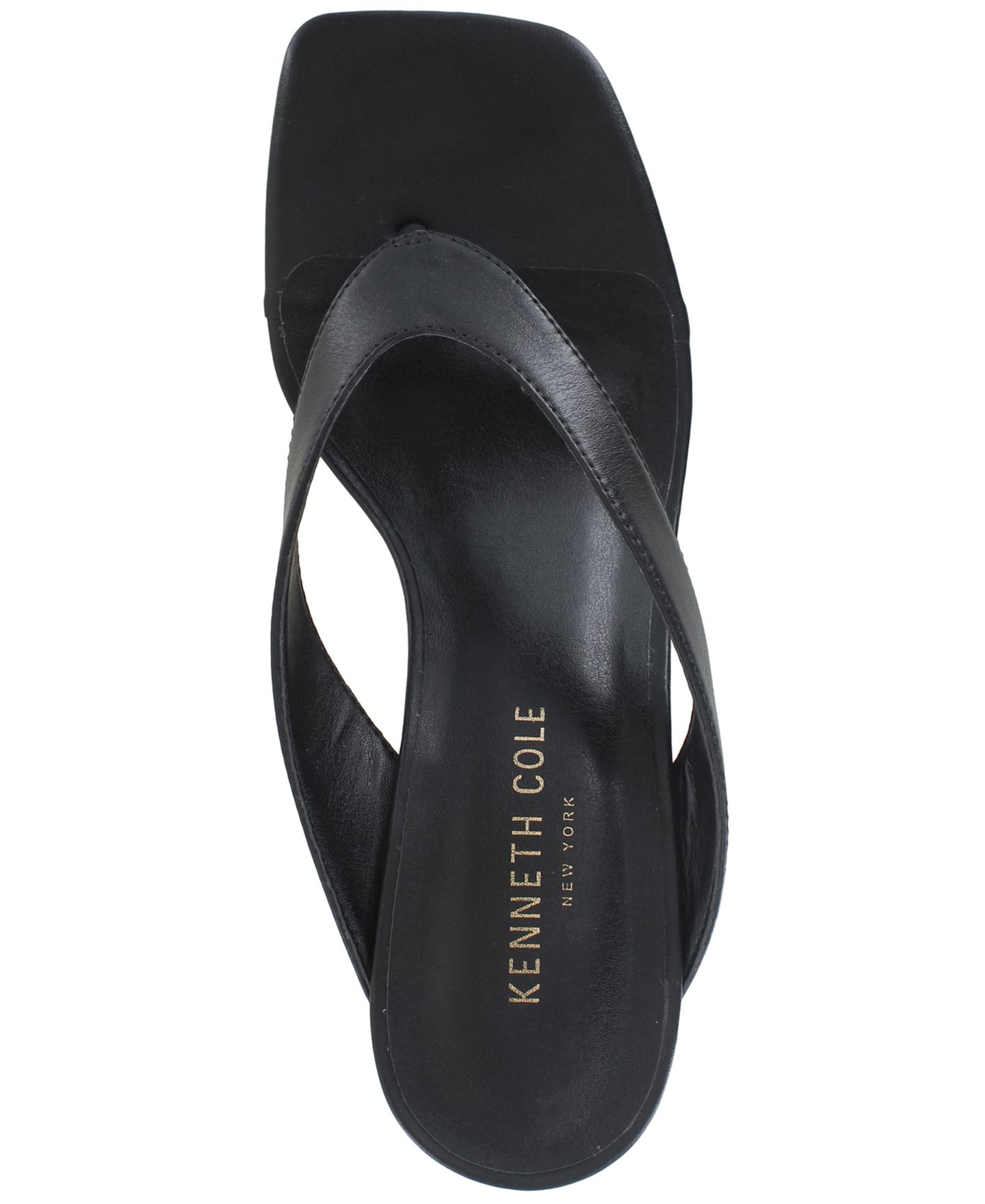 Женские сандалии Kenneth Cole New York Susannah Thong Wedge, цвет: Чёрный — фото 4