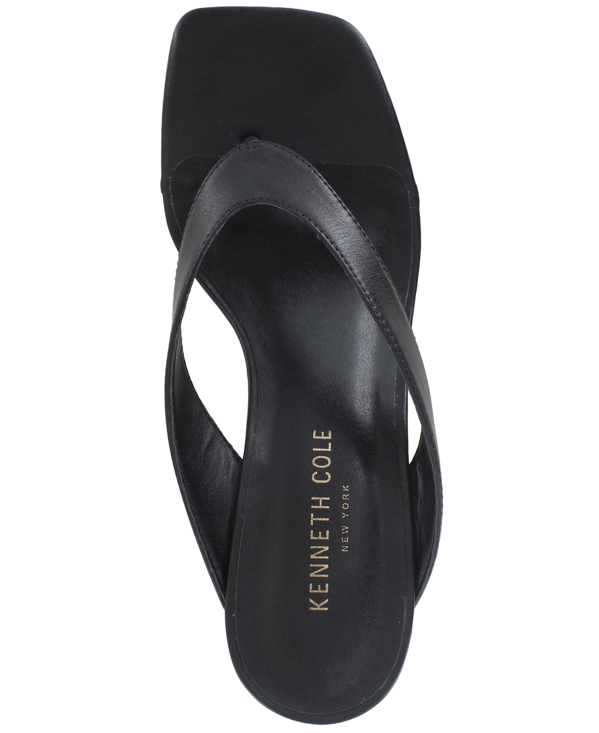 Kenneth Cole New York Women's Susannah Wedge Thong Sandals In Black