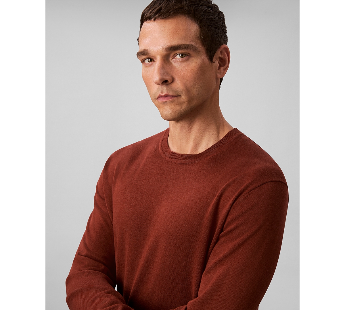 Calvin Klein Men's Supima Cotton Classic Sweater In Red