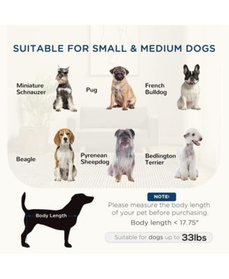 Raised Dog Sofa for Small and Medium Dogs, Elevated Pet Sofa,