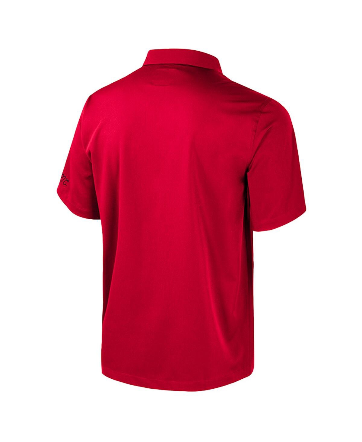 Colosseum Men's Red Nc State Wolfpack Strike Bowling Button-up Shirt In Red