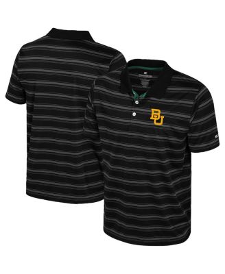 Colosseum - Men's Black Baylor Bears Milk Steak Polo Shirt