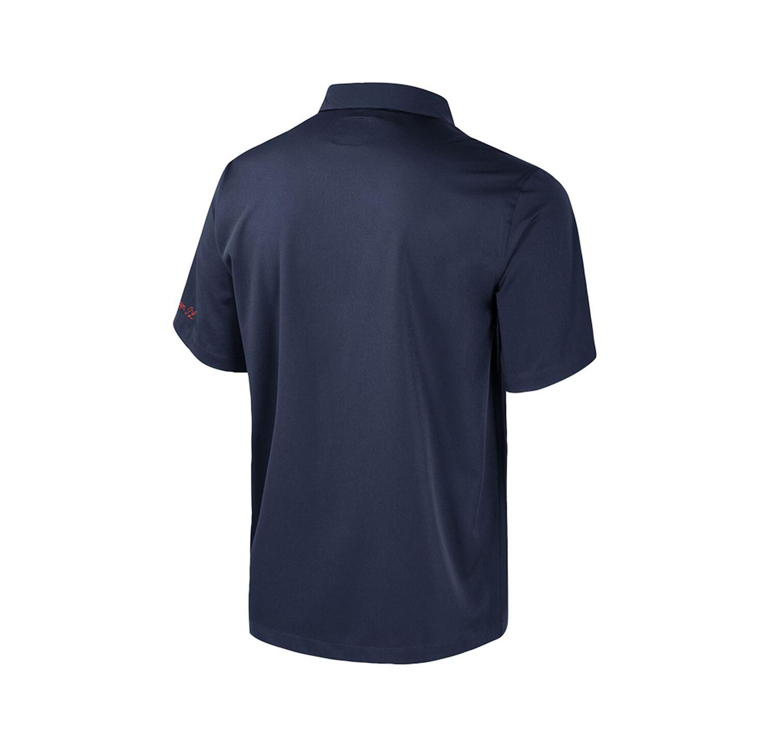 Men's Navy Illinois Fighting Illini Strike Bowling Button-Up Shirt