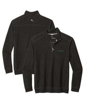 Tommy Bahama - Men's Black Oregon Ducks Montego Bay Half-Zip Jacket
