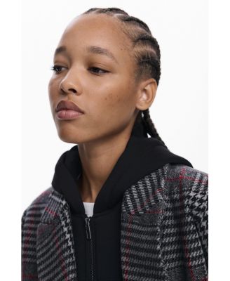 Women's Tartan coat with hood