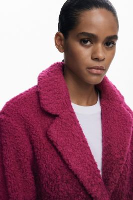 Women's Gradient boucle coat