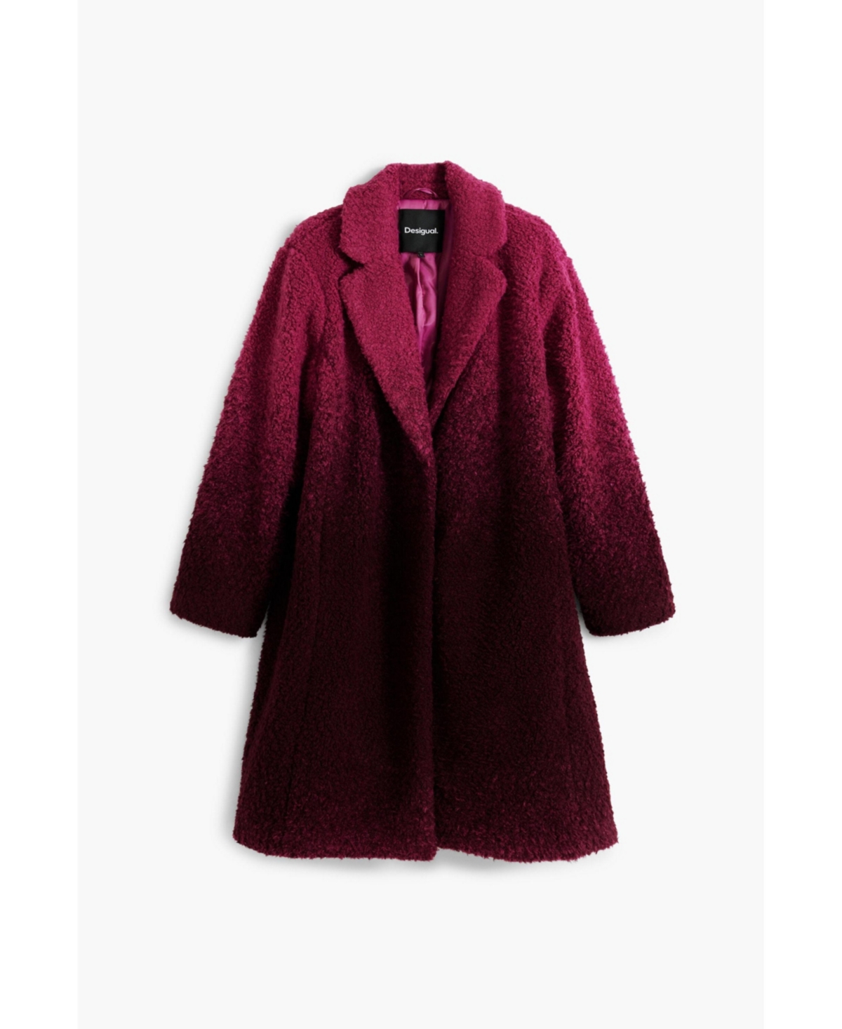 Desigual Women's Gradient boucle coat