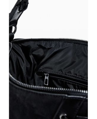 Women's Medium faux leather crossbody bag