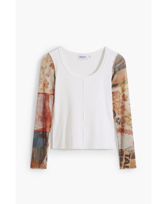 Women's Chiffon sleeve T-shirt