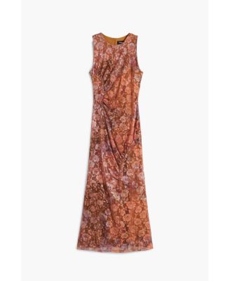 Women's Floral draped dress
