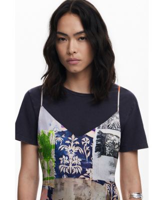 Women's Collage Dress 2 in 1