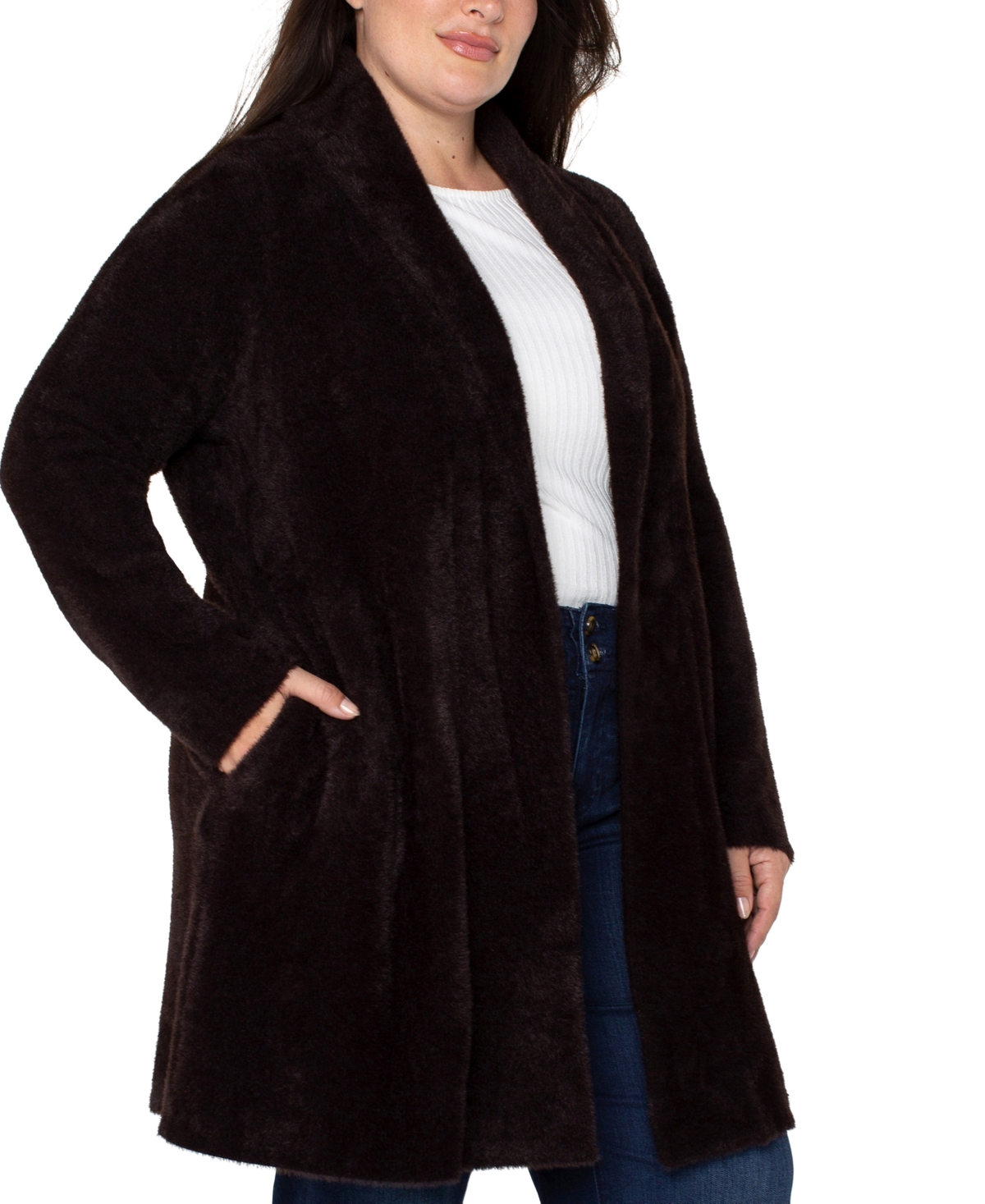 Liverpool Los Angeles Women's Open Front Sweater Coat