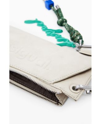 Women's Mobile holder leather-effect logo