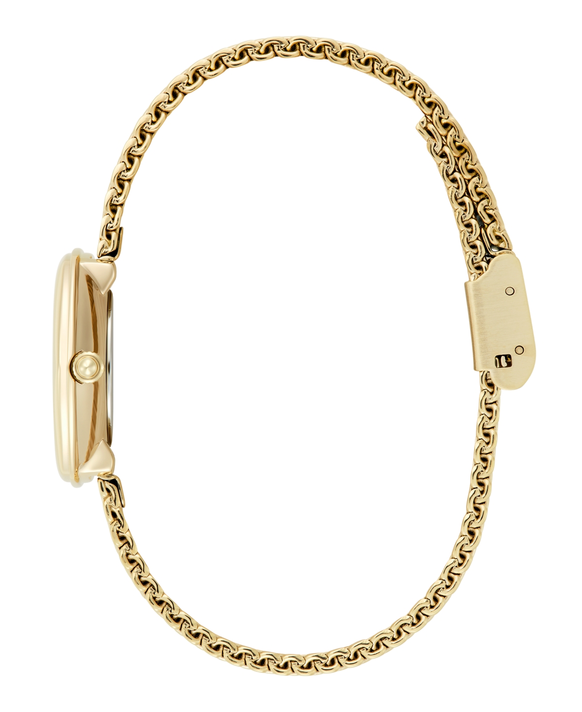 Olivia Burton Women's Charing Gold Tone Stainless Steel Bracelet Watch, 28.5mm In Gold