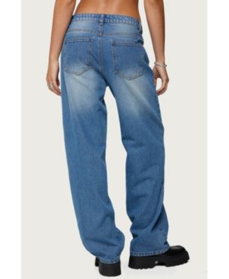 Women's Rorie Mid Rise Straight Leg Jeans