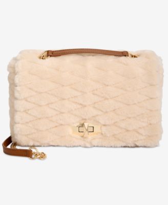 I.N.C. International Concepts - Soft Ajae Quilted Faux Fur Handbag