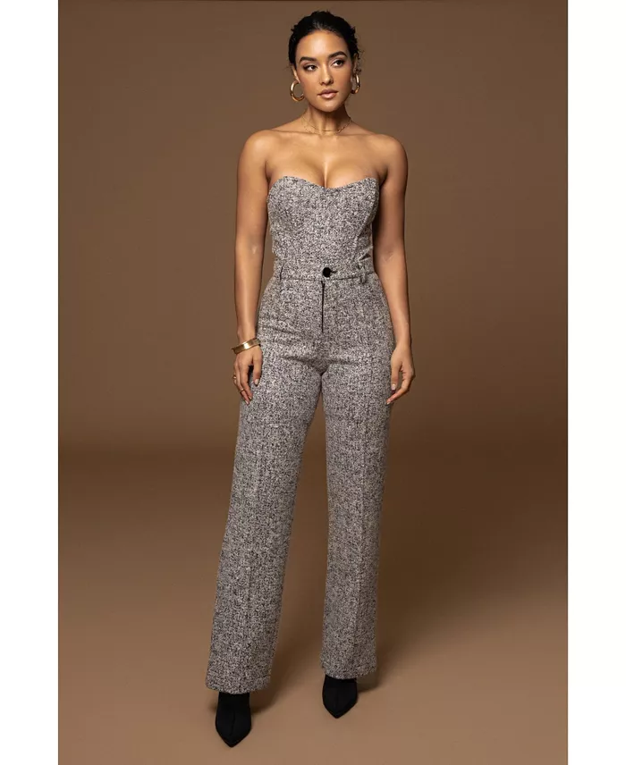 Women's Stay Sharp Tweed Trouser - thumbnail 3