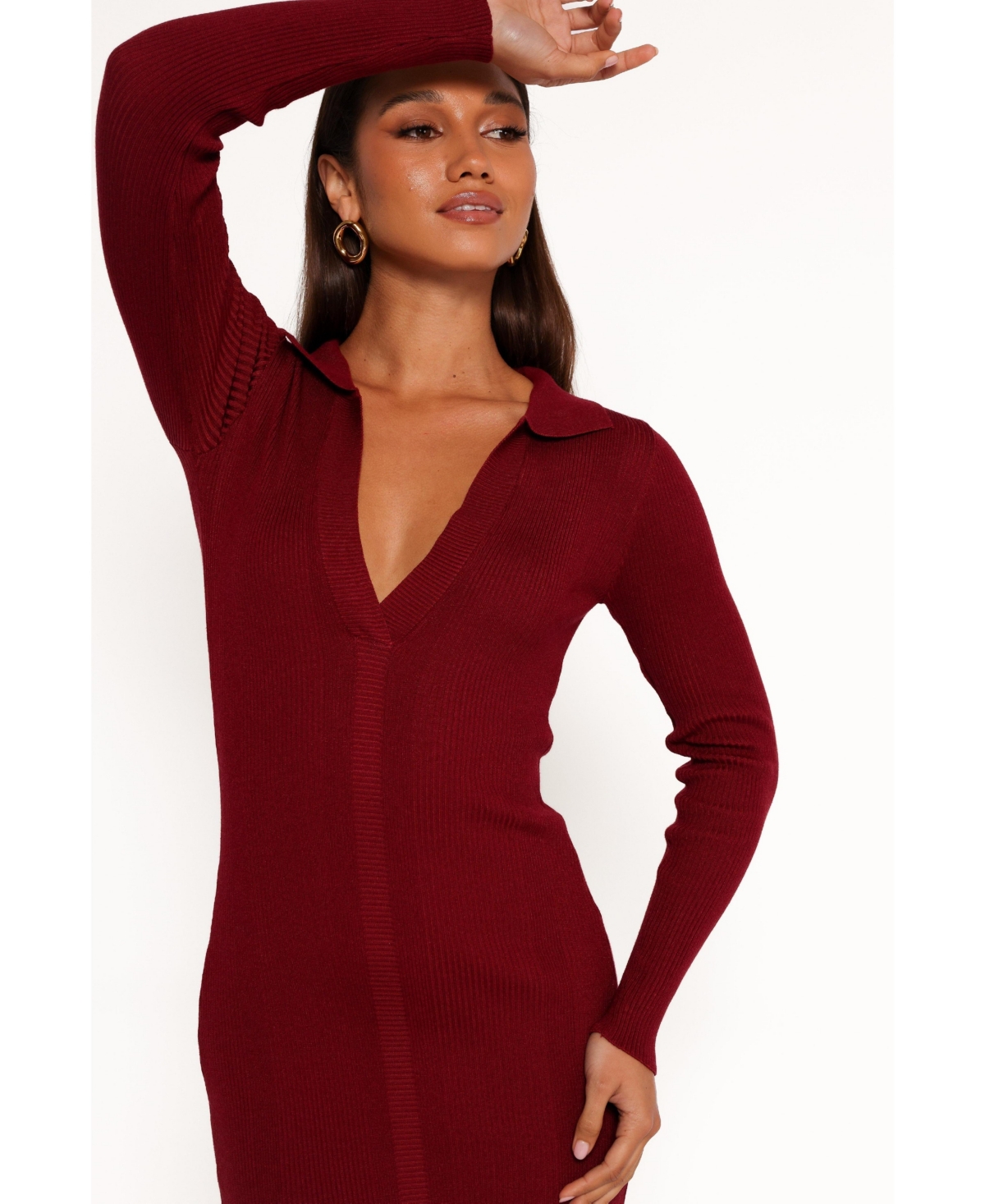 Petal and Pup Women's Collins Long Sleeve Midi Dress