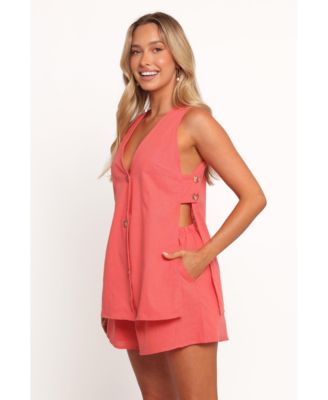 Women's Miller Short Set - Coral XL