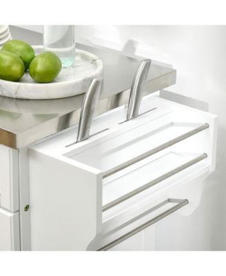 Kitchen Storage Cabinet Multi-Purpose Design for Utensils Appliances and Pantry Storage