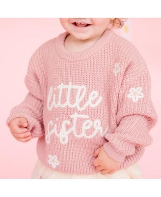 Little Girls Little Sister Knit Sweater