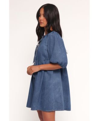 Women's Romana Tie Front Mini Dress