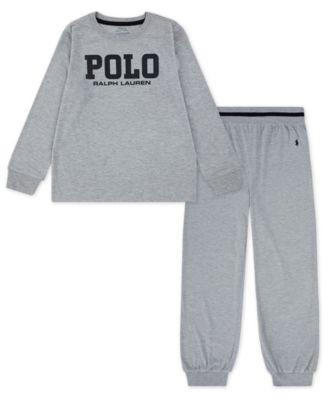 Polo Ralph Lauren - Boys 4-7 2-Piece Long-Sleeve T-Shirt and Pants Pajama Set