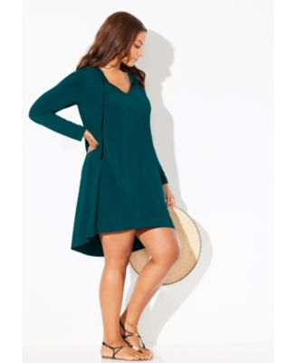 Women's Pack & Go Wrinkle-Resistant Cover Up Hoodie Dress