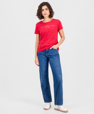 Women's Cotton Logo Crewneck T-Shirt