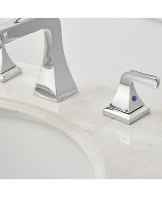 8 in. Widespread Double Handle Bathroom Faucet With Pop-up Drain Assembly