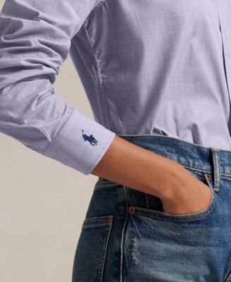 Women's Stretch Slim Fit Cotton Shirt