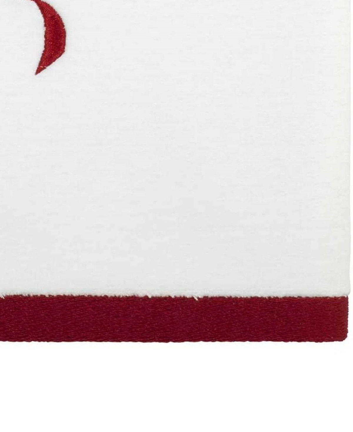 Avanti Christmas Bows Cotton Bath Towel Set, 52" X 27" In White