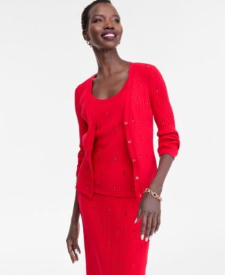 Women's Embellished Cardigan, Macy's Exclusive
