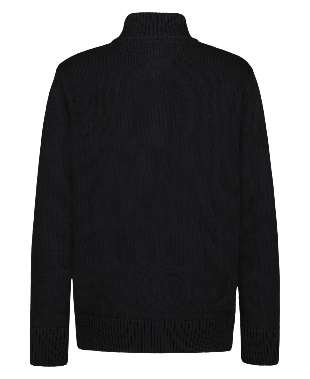Tommy Hilfiger Boys 8-20 Quarter-zip Sweater In Black