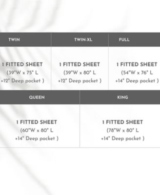 Deep Pocket Full Fitted Sheet Only - Soft 100% Cotton Sateen