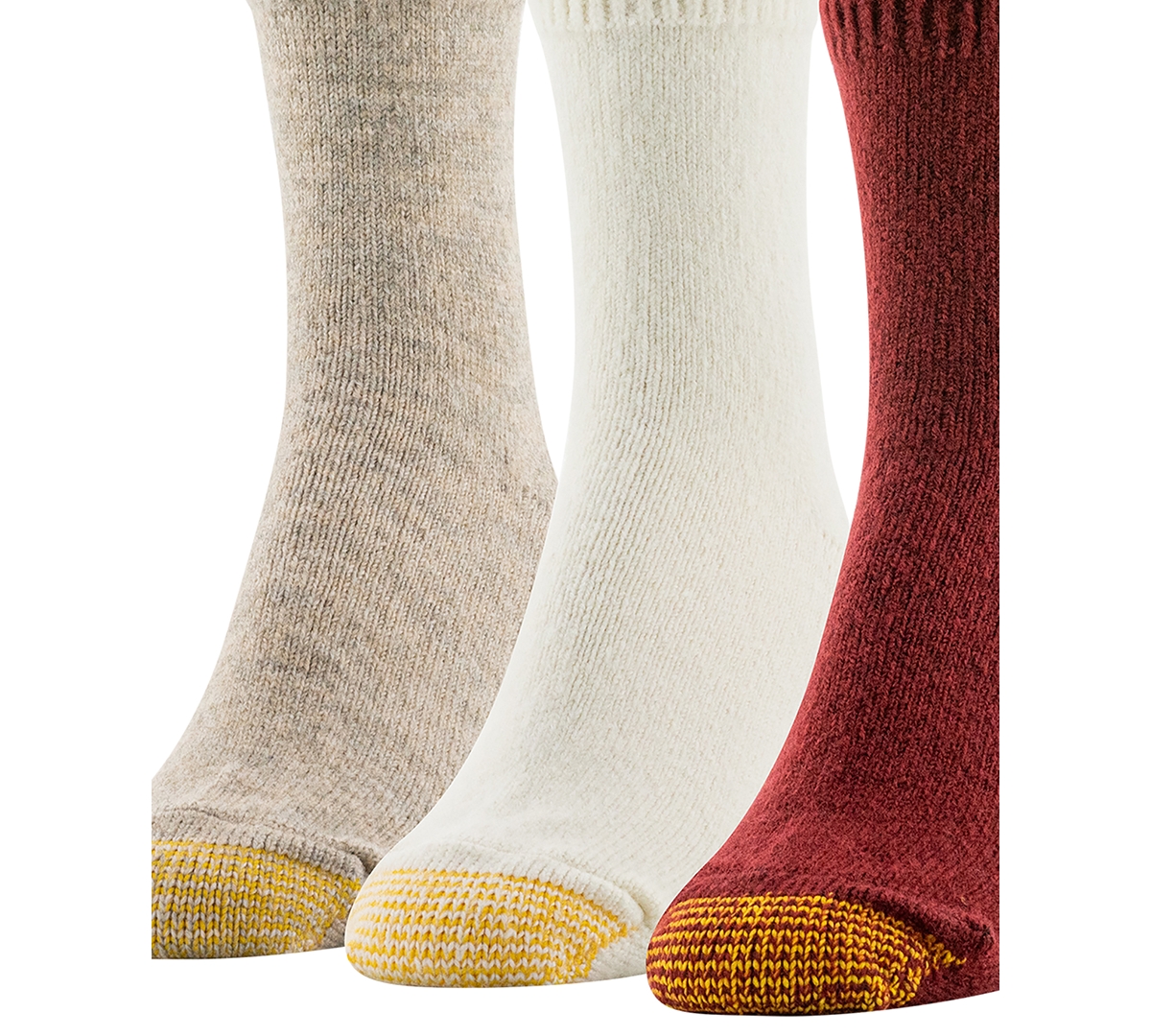 Gold Toe Women's 3-pack Fuzzy Midi Crew Socks In Multi