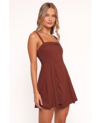 Women's Caitlin Mini Dress - Cognac
