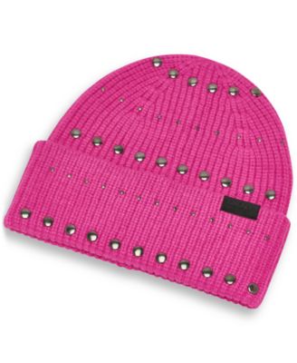 Women's 2-Piece Studded Beanie and Scarf Set