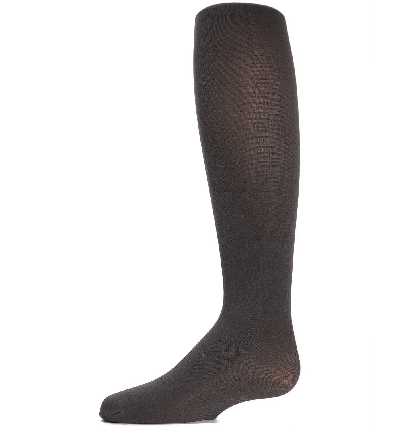 Колготки MeMoi 2 Pair Pack Essentials Nylon Tights для девочек, цвет: Угольный — фото 2